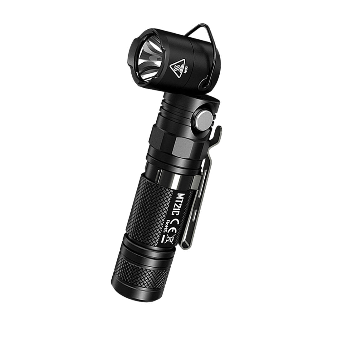 Flashlights & Headlamps - Nitecore MT21C Multifunctional 90 Degree Adjustable Flashlight (1000 Lumens | 18650 Lithium)
