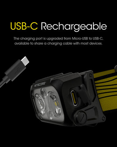 Flashlights & Headlamps - Nitecore NU25 Ultralight Headlamp (400 Lumens | Rechargeable)