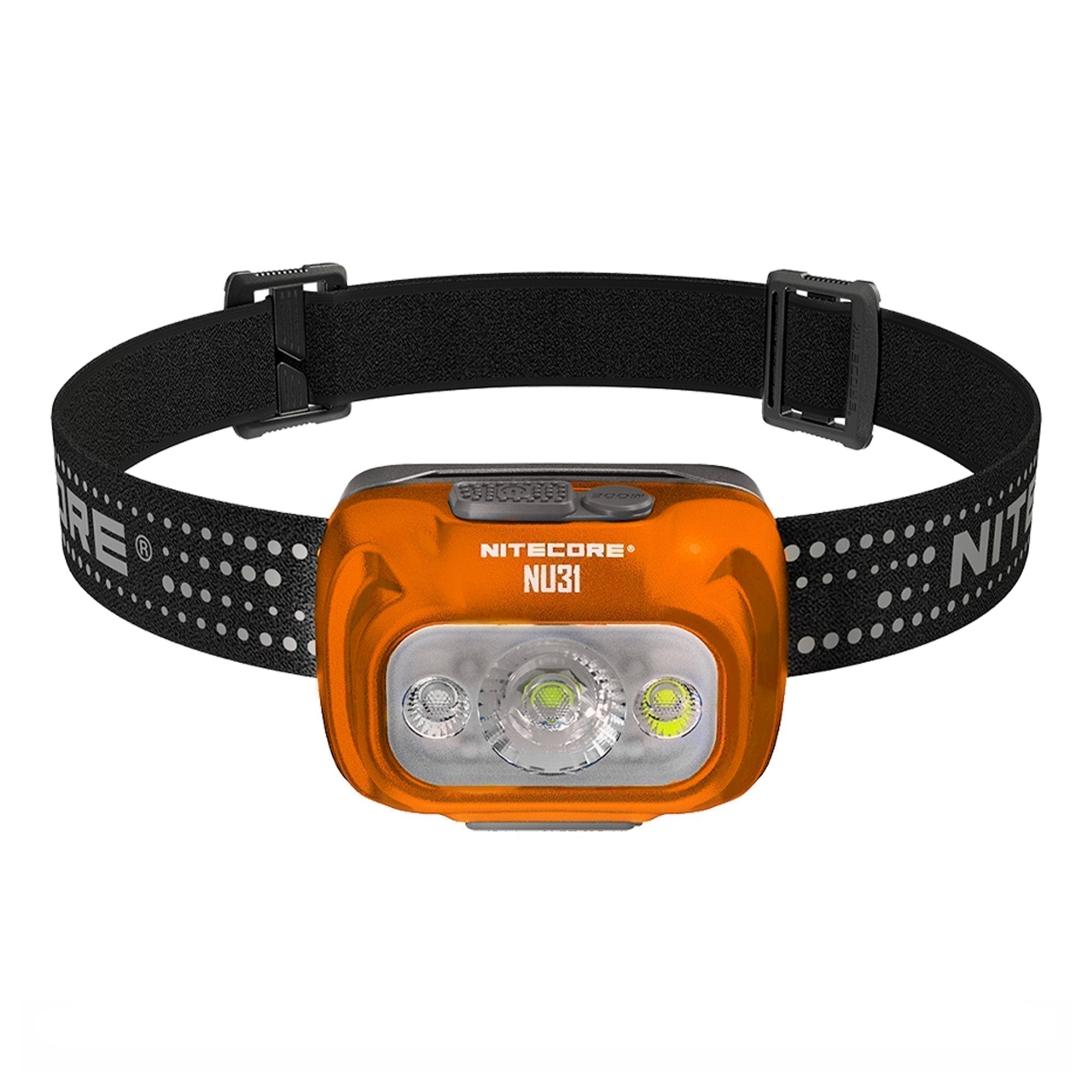 Flashlights & Headlamps - Nitecore NU31 Lightweight Headlamp W/ Aux. Red Beam (550 Lumens | USB-C Rechargeable)