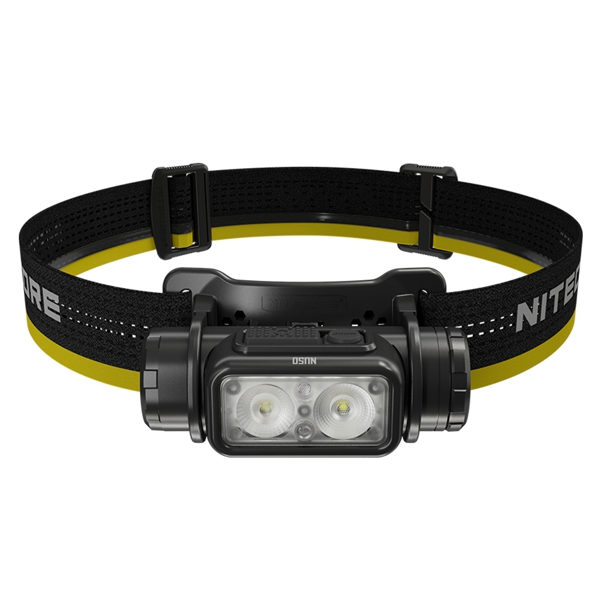 Flashlights & Headlamps - Nitecore NU50 Lightweight Rechargeable Headlamp W/ Aux. Red Beam (1400 Lumen S | USB-C Rechargeable)
