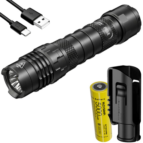 Flashlights & Headlamps - Nitecore P10iX Xtreme Tactical Flashlight (4000 Lumens | USB-C Rechargeable)