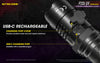Flashlights & Headlamps - Nitecore P20i-UV Tactical Flashlight W/ Aux. UV Beam (1800 Lumens | USB-C Rechargeable)