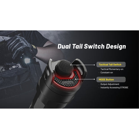 (USED/OPEN-BOX) Nitecore P23i 3000 Lumen USB-C Rechargeable Flashlight