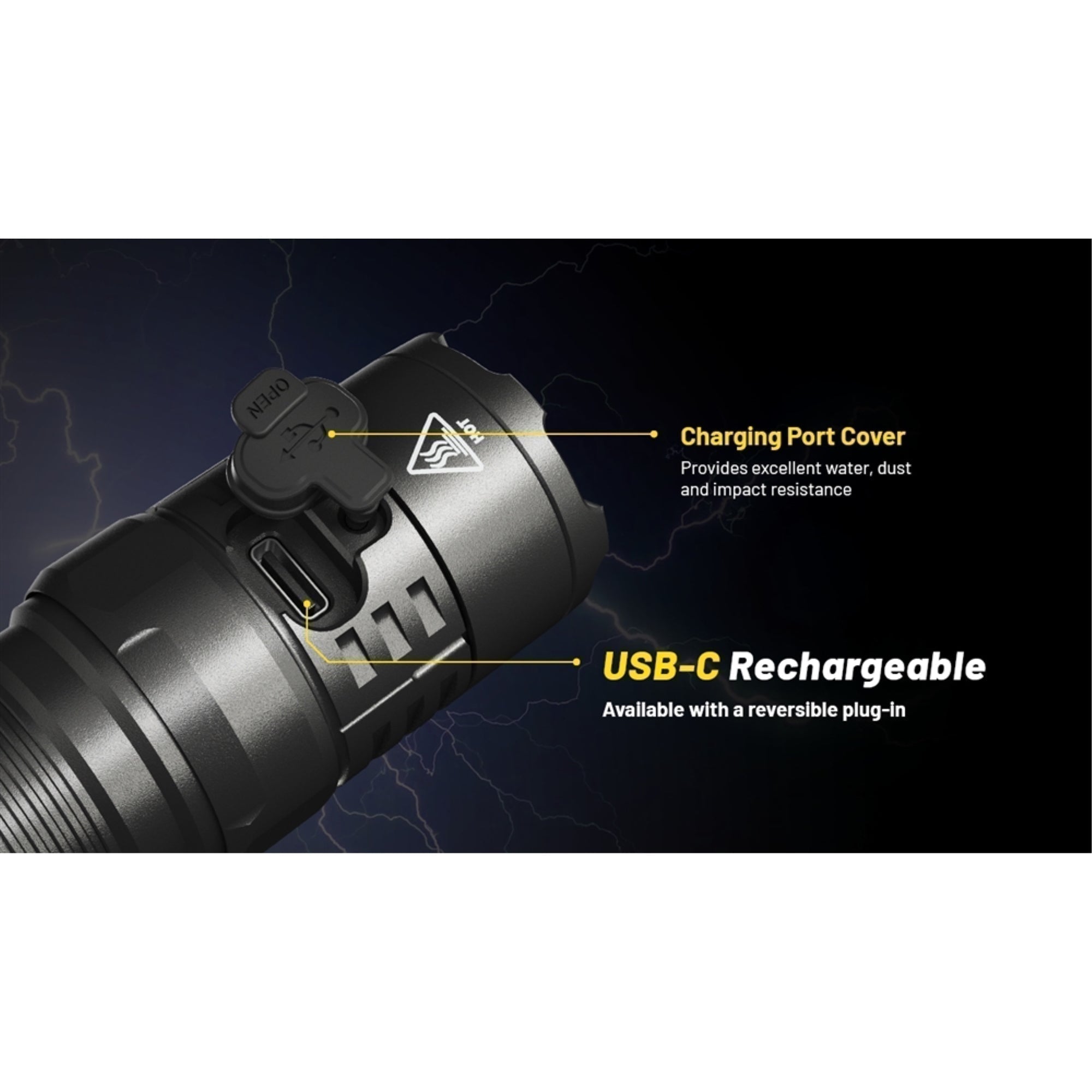 Flashlights & Headlamps - Nitecore P23i 3000 Lumen USB-C Rechargeable Flashlight