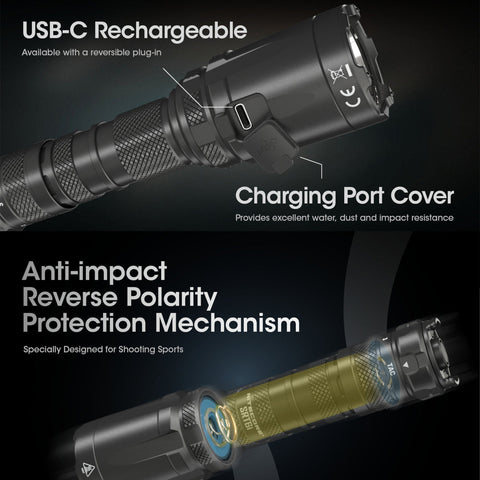 Flashlights & Headlamps - Nitecore SRT6i 2100 Lumen Long Throw Rechargeable Flashlight