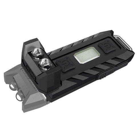Flashlights & Headlamps - Nitecore THUMB Clip-On/Tiltable Keychain Light (85 Lumens | Rechargeable)
