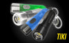 Flashlights & Headlamps - Nitecore TIKI GITD Keychain Light (300 Lumens | Rechargeable | Aux. 500mW UV Beam)
