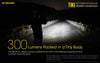 Flashlights & Headlamps - Nitecore TIKI GITD Keychain Light (300 Lumens | Rechargeable | Aux. 500mW UV Beam)