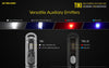 Flashlights & Headlamps - Nitecore TIKI GITD Keychain Light (300 Lumens | Rechargeable | Aux. 500mW UV Beam)