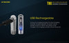 Flashlights & Headlamps - Nitecore TIKI Keychain Light W/ Aux. UV Beam (300 Lumens | USB Rechargeable)