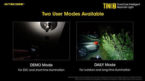 Flashlights & Headlamps - Nitecore TINI 2 Keychain Light (500 Lumens | Rechargeable)