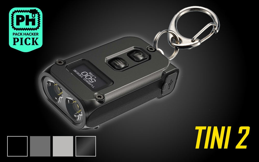 Flashlights & Headlamps - Nitecore TINI 2 Keychain Light (500 Lumens | Rechargeable)