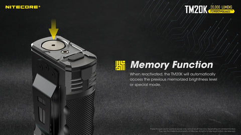 Flashlights & Headlamps - Nitecore TM20K Tiny Monster Tactical Searchlight (20,000 Lumens | Rechargeable)