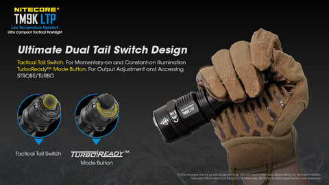 Flashlights & Headlamps - Nitecore TM9K-LTP Low-Temp Tactical Flashlight (9800 Lumens | USB-C Rechargeable)