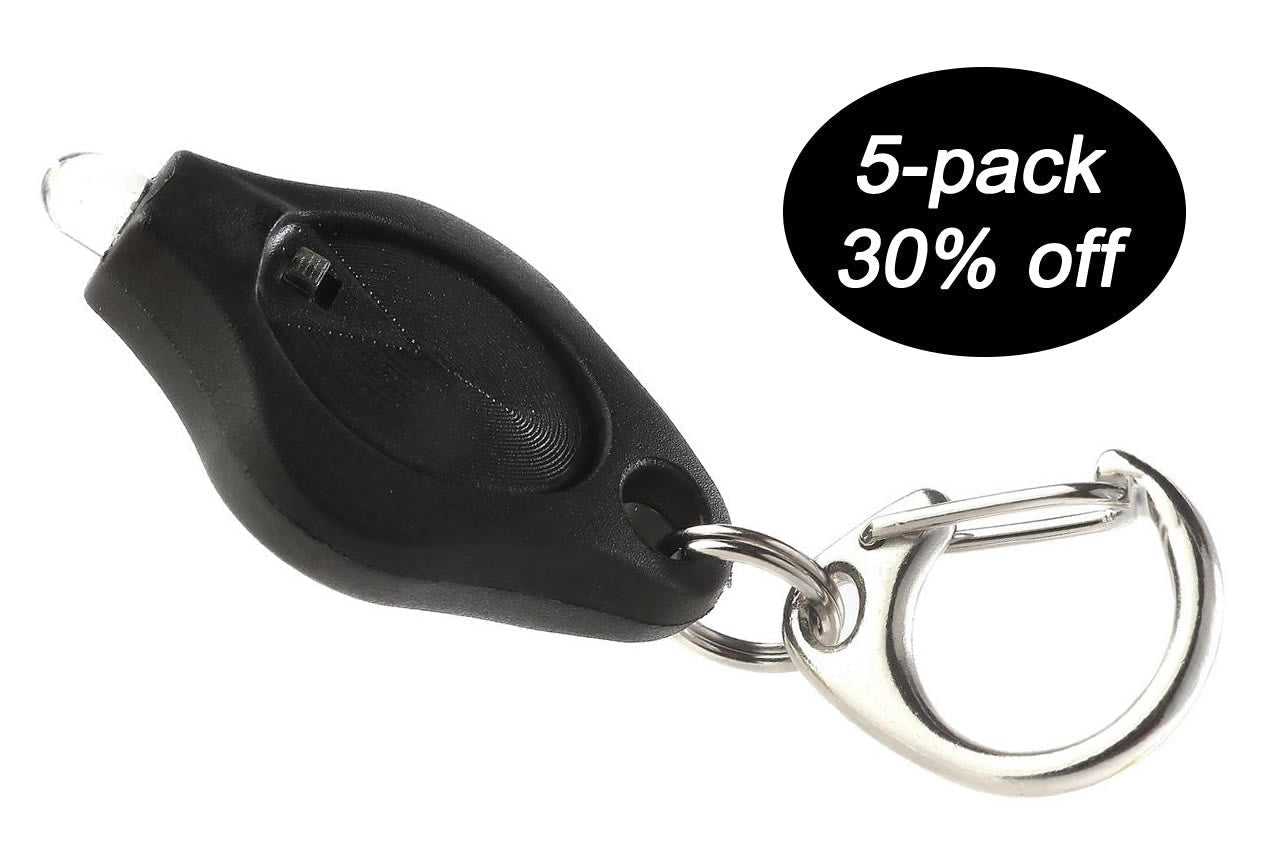 Flashlights & Headlamps - Photon Micro-Light II, White Beam - 5-Pack