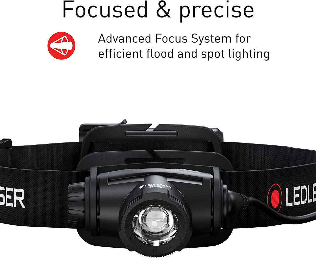 Flashlights & Headlamps - (USED/OPEN-BOX) LedLenser H5 Core Headlamp (350 Lumens | 2xAA)