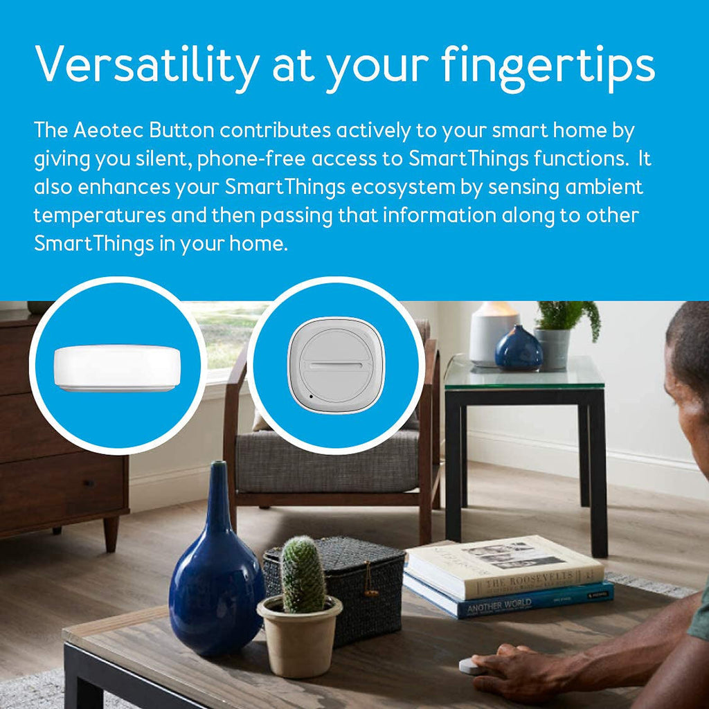 Aeotec GP-AEOBTNUS Button for SmartThings | Zigbee – PhotonLight.com, Inc