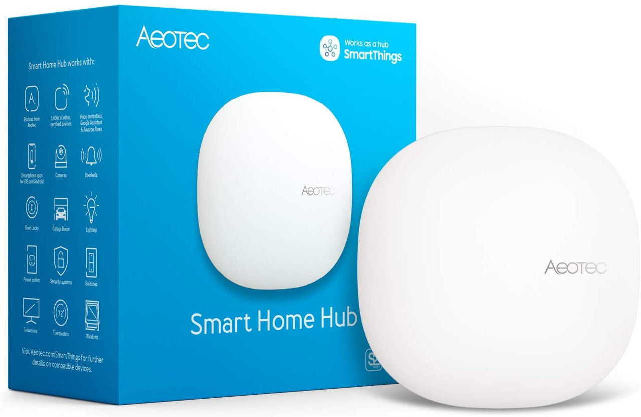 Home Automation - Aeotec GP-AEOHUBV3US Smart Home Hub For SmartThings (Supports Z-Wave, Zigbee & More)