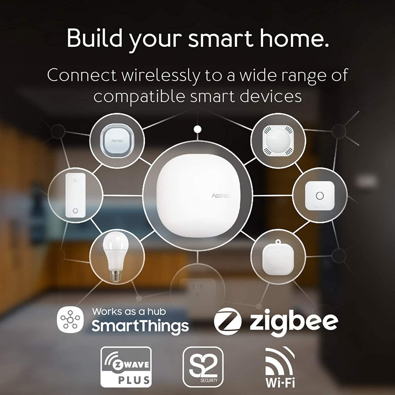 Home Automation - Aeotec GP-AEOHUBV3US Smart Home Hub For SmartThings (Supports Z-Wave, Zigbee & More)
