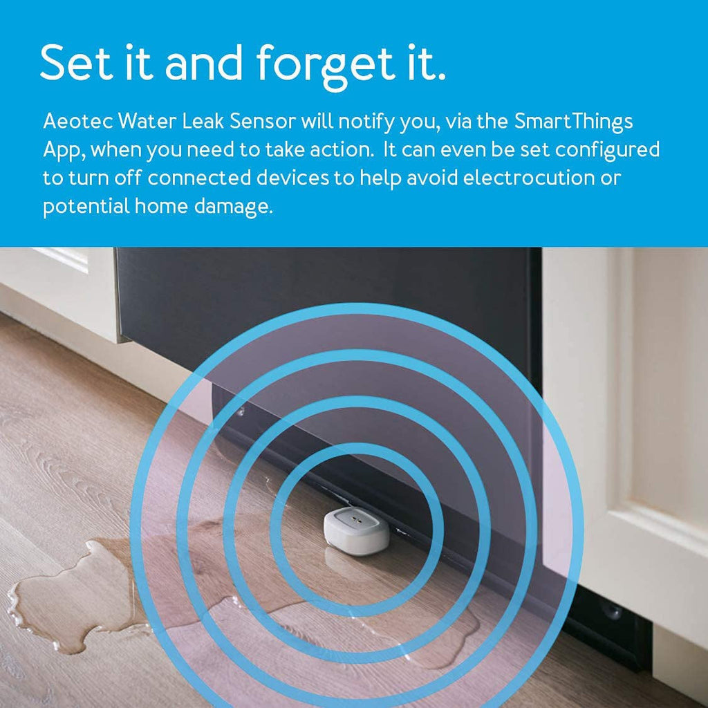 Aeotec GP-AEOWLSUS Water/Leak Sensor for SmartThings | Zigbee ...