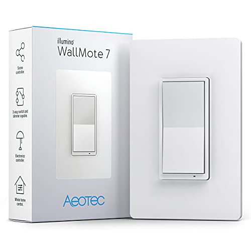 Home Automation - Aeotec ZWA022-A WallMote 7 Wireless Remote (Z-Wave Plus)