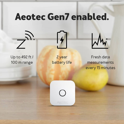 Home Automation - Aeotec ZWA039 AerQ Temperature & Humidity Sensor (Z-Wave Plus)