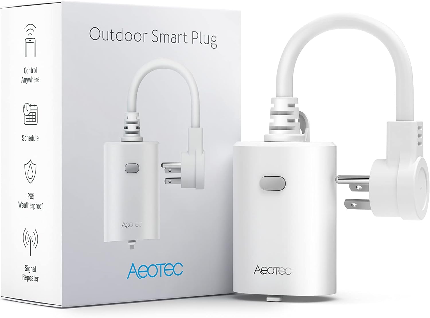 Aeotec ZWA042 Outdoor Smart Plug/Outlet (Z-Wave Plus) – PhotonLight.com ...