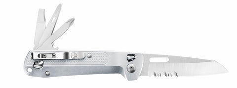 Knives & Tools - Leatherman FREE K2x Knife, Serrated W/ Magnetic Open/Close