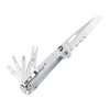Knives & Tools - Leatherman FREE K4X Knife, Serrated W/ Magnetic Open/Close