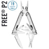 Knives & Tools - Leatherman FREE P2 Multi-Tool W/ Magnetic Open/Close