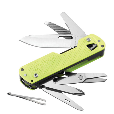 Knives & Tools - Leatherman FREE T4 Knife W/ Magnetic Open/Close