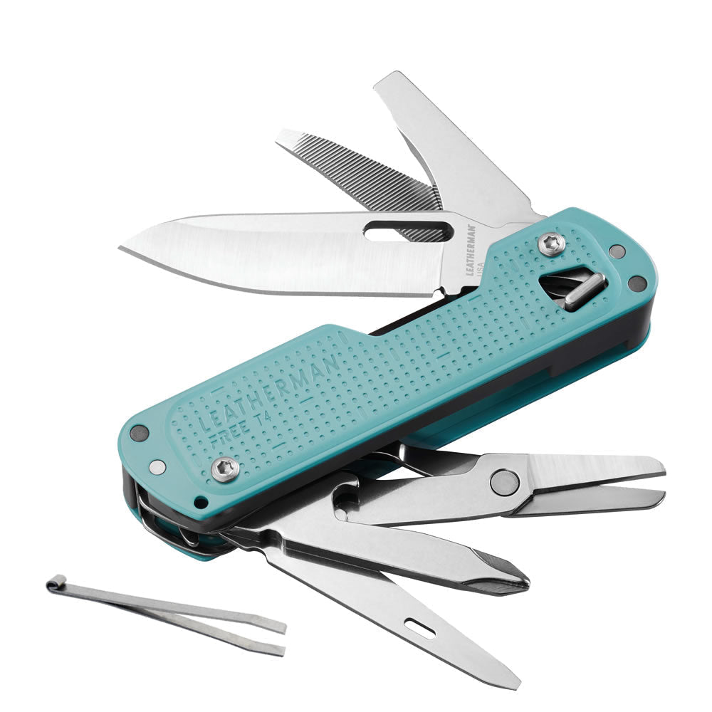 Knives & Tools - Leatherman FREE T4 Knife W/ Magnetic Open/Close