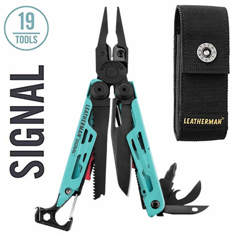 Knives & Tools - Leatherman Signal Camping Multi-Tool W/ Fire Starter