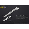 Knives & Tools - Nitecore NTK05 Titanium Folding Scalpel Keychain Knife