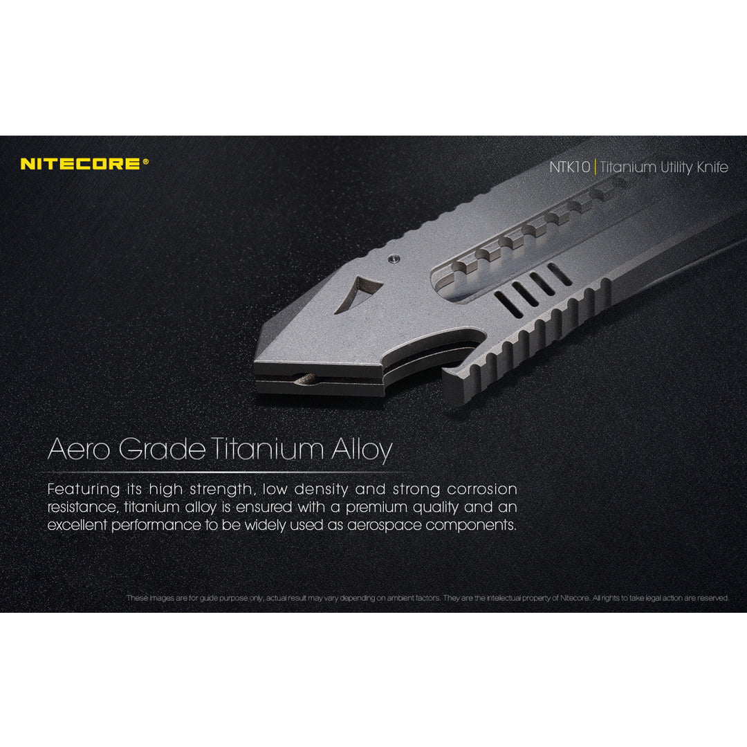 Knives & Tools - Nitecore NTK10 Titanium Pocket Utility Knife