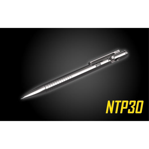 Knives & Tools - Nitecore NTP30 Titanium Bidirectional Bolt Action Multifunction Pen