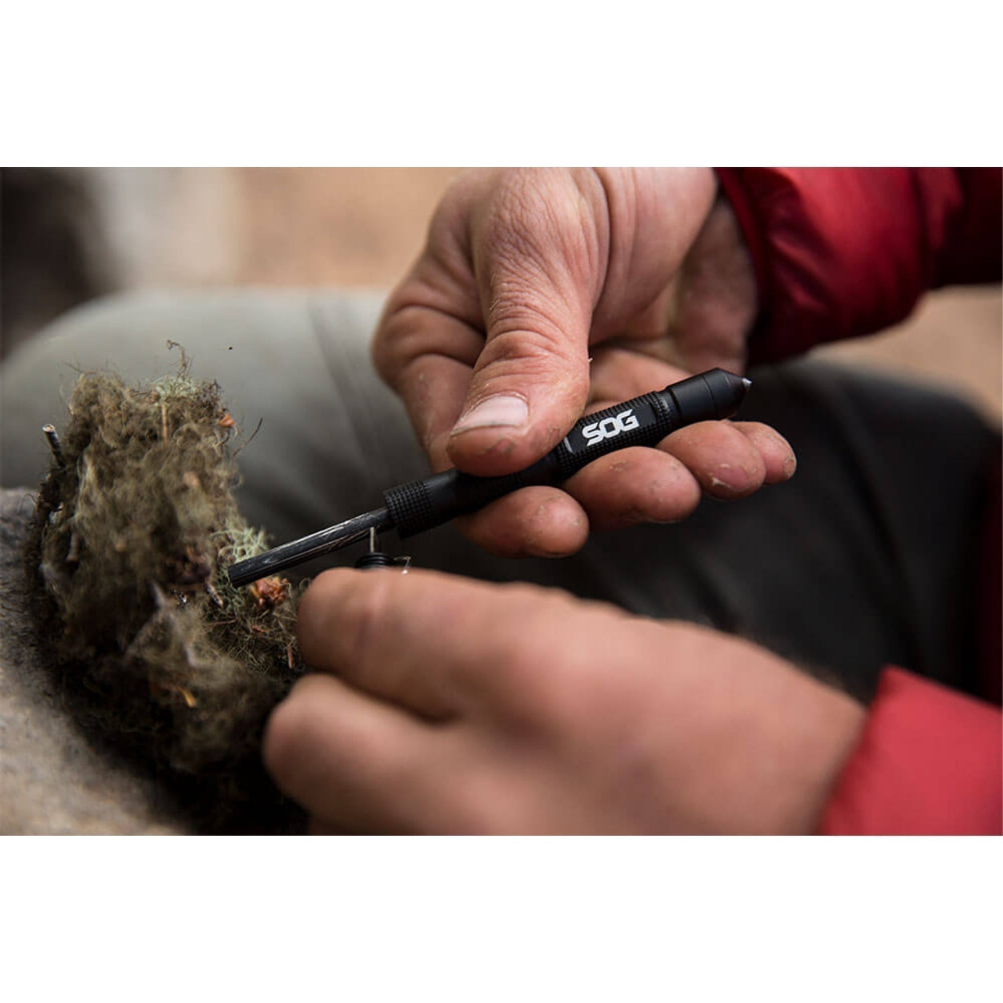 Knives & Tools - SOG Flint Multi-Tool W/ Fire Starter, Whistle & Glass Breaker (#FT1001-CP)