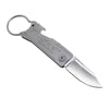 Knives & Tools - SOG KeyTron Keychain Knife, Satin W/ Straight Edge (#KT1001)