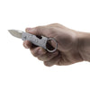 Knives & Tools - SOG KeyTron Keychain Knife, Satin W/ Straight Edge (#KT1001)