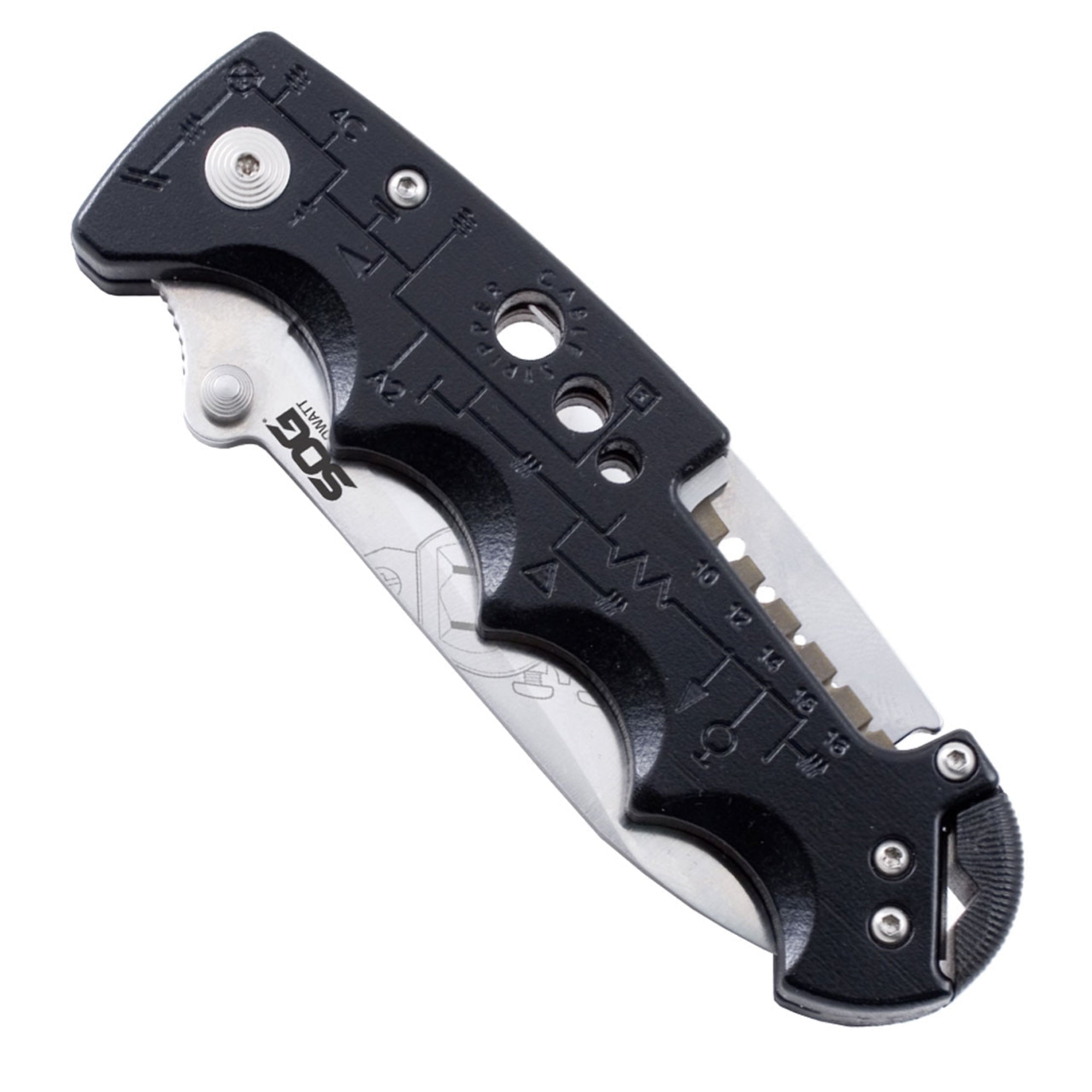 Knives & Tools - SOG Kilowatt Electrician's Folding Knife W/ Wire Strippers (#EL01-CP)