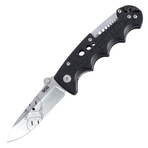 Knives & Tools - SOG Kilowatt Electrician's Folding Knife W/ Wire Strippers (#EL01-CP)