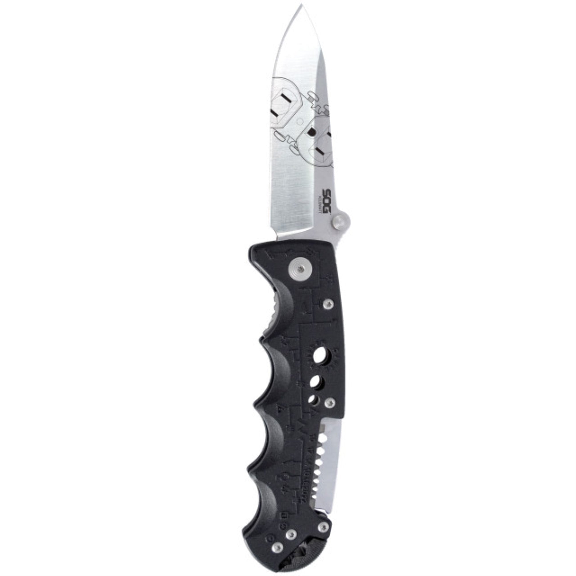 Knives & Tools - SOG Kilowatt Electrician's Folding Knife W/ Wire Strippers (#EL01-CP)