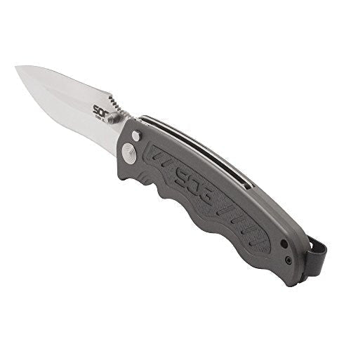 Knives & Tools - SOG ZM1018 Zoom Folding Knife, Carbon Fiber W/ S30V Stainless Blade
