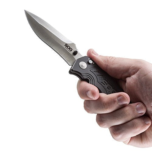 Knives & Tools - SOG ZM1018 Zoom Folding Knife, Carbon Fiber W/ S30V Stainless Blade