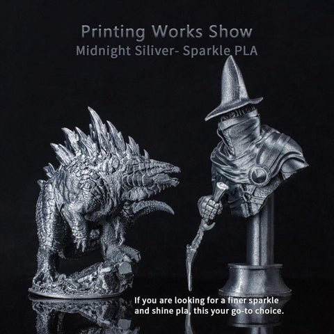 Ziro 'Mystical' Ultra-Fine Glitter-PLA 1.75 3D Printer Filament, 1kg