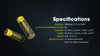 Nitecore NL1410 1000mAh Rechargeable 14500 Li-Ion Battery