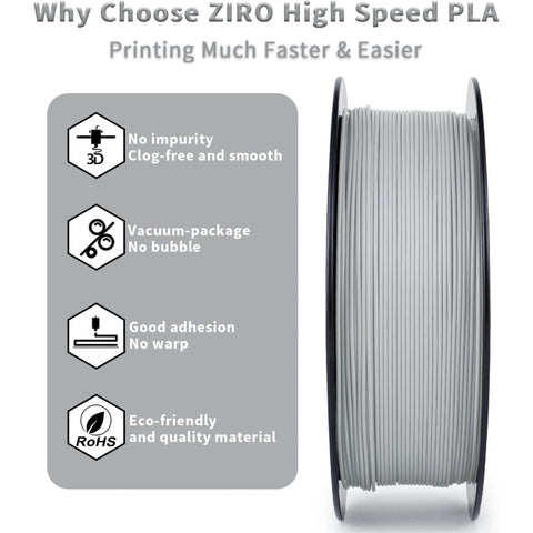 Ziro High-Speed HS-PLA 3D Printer Filament 1.75mm
